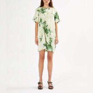 Rabens Saloner Inaz Fusion Dress - Green Combo